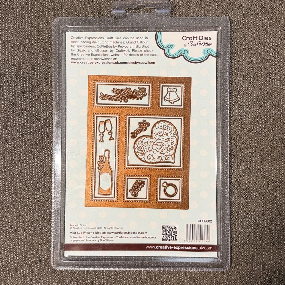 Creative Expressions Sue Wilson Craft Dies Shadow Box Bundle Of 4 All NWT